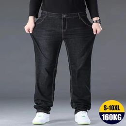 Jean surdimensionné 10XL pour hommes, pantalon ample, grande taille, Baggy, vêtements de travail quotidiens, grand homme, 240311