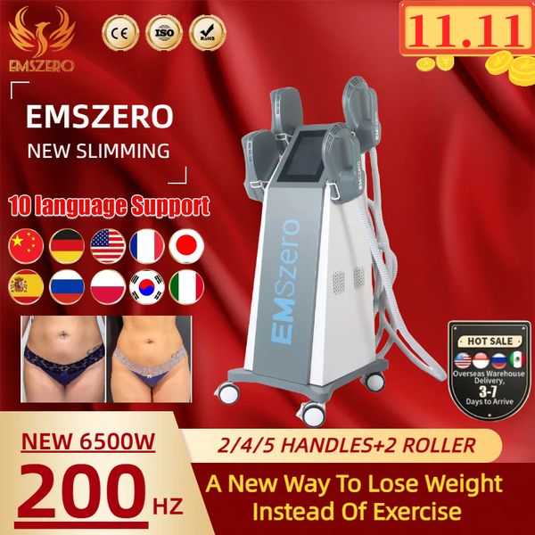 11.11 Venta dls-EMslim Artículos de belleza HI-EMT máquina de adelgazamiento EMS Estimulación muscular quema de grasa modelado del cuerpo equipo de belleza para esculpir