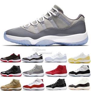 11 11s Low High Hommes Basketball Chaussures Baskets Blanc Concord Cherry Cool Gris Space University Bleu Rouge Hommes Femmes Sports Baskets En Plein Air Baskets