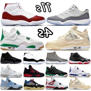 11 11s heren basketbalschoenen sneakers zeil cherry concord alternatieve dennengroen zeafoam universiteit blauw gefokte zwarte kat wit cement cool grijze dames sporttrein