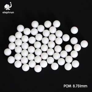 11/32'' (8.731mm) Delrin (POM) / Celcon Plastic massieve kogels voor klepcomponenten, lagers met lage belasting, gas/water-toepassing