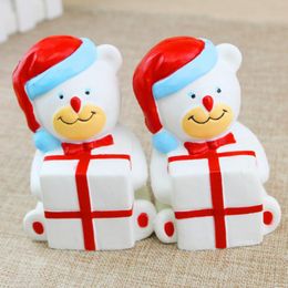 11.5 cm Squishy Bear Toy Cartoon Christmas Bear Slow Rising Kid Toy Squeeze Leuk Zacht Gift