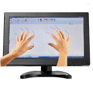 11,6 inch 1920 1080 PCAP capacitieve touchscreen monitor volledige kijkhoek met VGA USB -luidsprekers