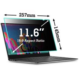 11,6 inch anti-gluren schermbeschermer laptop privacyfilter notebook anti-spion computerschermbeschermer