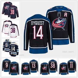 11 Adam Fantilli Johnny Gaudreau Maillots personnalisés n ° 9 Ivan Provorov Reverse Retro Boone Jenner Patrik Laine Elvis Merzlikins Zach Werenski David Jiricek maillots