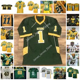 11 Carson Wentz Jersey 2022 NCAA NDSU North Dakota State Bison Football cousu 73 Joe Haeg 46 Andrew Bonnet 38 John Crockett 51 Kyle Emanuel Ben LeCompte Billy Turner