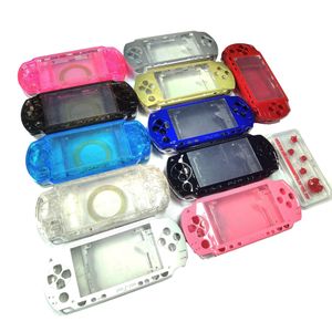 11 kleuren Full Behuizing Shell Case Cover voor PSP 1000 Met Button Case Shell Behuizing Cover