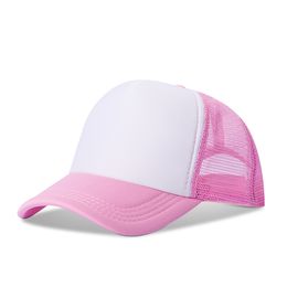 11 kleuren DIY Sublimation Blanks Caps Beach Sun Hoeden voor Mannen Dames Baseball Cap