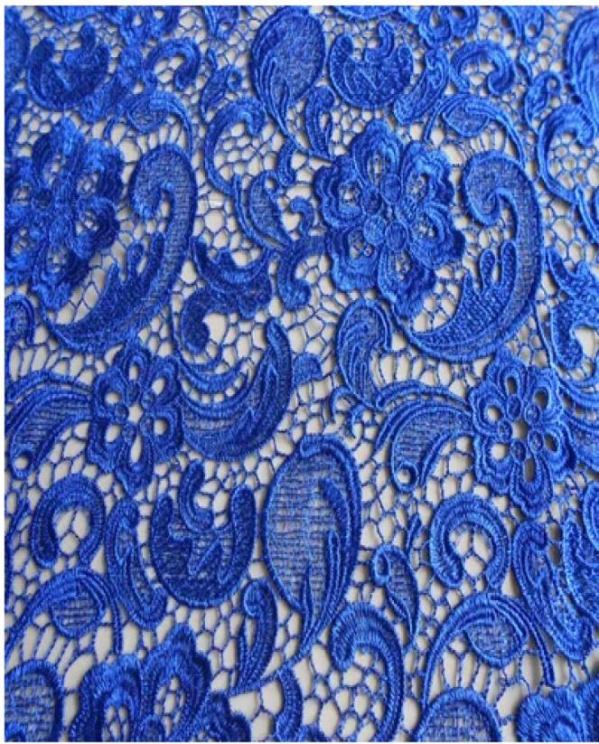 11 couleurs Highgrade Water Soluble Broidered en dentelle Robe de mariée en tissu montre la largeur du tissu APEAK 120 cm en stock5506599