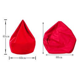 11 couleurs LAZY LAZY COUVERTURE DE COUPA de sac de haricot Pas de sac de farine de remplissage Couverture de chaise pour adultes pour enfants meubles décorés