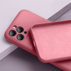 11 couleurs de luxe en silicone TPU étuis pour iPhone 13 11 12 Pro Max Mini SE 2 XS Max XR X 7 8 6 6S Plus couverture mate étui de protection souple pour appareil photo