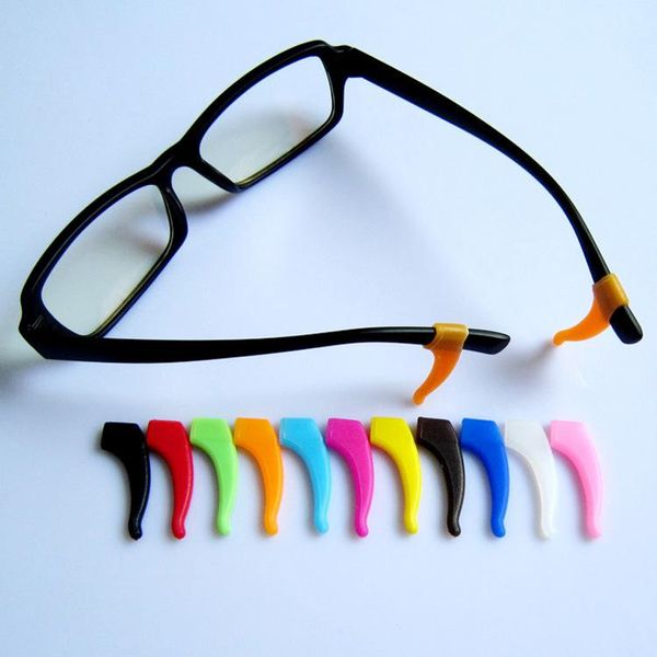 11 couleurs crochet d'oreille de lunettes de qualité lunettes lunettes support de pointe de temple en silicone DHL gratuit