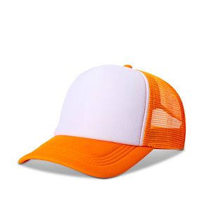 11 couleurs Sublimation Blanks DIY Caps Beach Sun Chapeaux pour hommes Femmes Baseball Cap Free Livraison gratuite