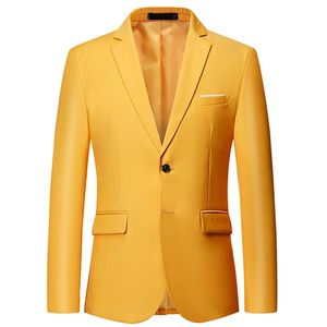 11 couleur grande taille S 6XL Boutique mode mince couleur unie décontracté affaires hommes Blazer costume veste manteau marié robe de mariée 220819