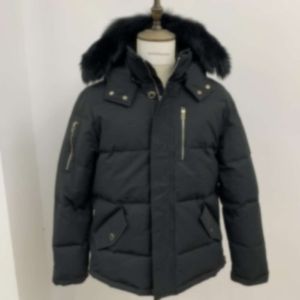 Designer Heren Winter Dons Canada Jas Outdoor vrijetijdsjassen Winddichte overjas Waterdicht puffer Dikke colla echt wolvenbont elanden Topknokkels Ganzen