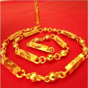 11 modèles faux or hiphop chaînes collier 18 carats plaqué or pilier dragon olive perles chaîne colliers pour hommes bas prix en gros