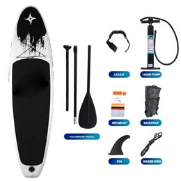 ISUP Ninja Sup Surfboard 335x81x15cm opblaasbare stand -up paddleboard Water Skiining Paddles met fabrieksprijs