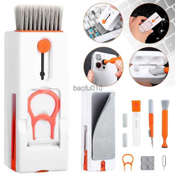 11 En 1 Kit De Nettoyage Ordinateur Clavier Nettoyant Brosse Écouteurs Multifonctionnel Stylo De Nettoyage Pour Macbook AirPods iPhone Outils L230619