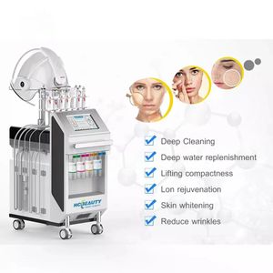 11 dans 1 barre d'oxygène du visage Dermabrasion Dermabrasion Lefting Facial Resserrer le bouton-divise Massage de beauté