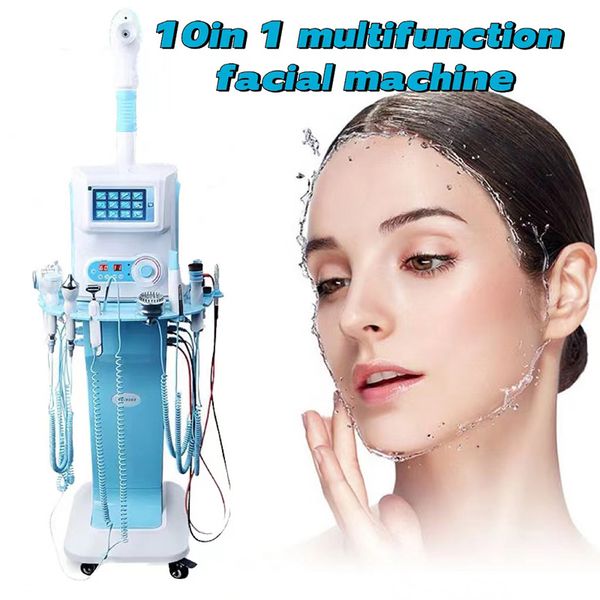 Máquina masajeadora facial de microdermabrasión 11 en 1 para salón de belleza Equipo de salón de belleza Rejuvenecimiento de la piel