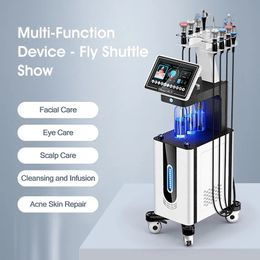 11 en 1 Microdermabrasion machine faciale oxygène soins de la peau Hydra eau Aqua Dermabrasion Peeling équipement de SPA
