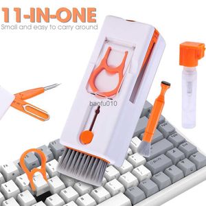 11 en 1 Kit de nettoyage multifonctionnel Ordinateur Clavier Cleaner Brosse Écouteurs Stylo De Nettoyage Pour AirPods iPhone Outils De Nettoyage L230619