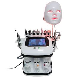 11 in 1 draagbare RF BIO zuurstof hydra dermabrasie peeling Machine H2O2 waterstof zuurstof spray facial machine salon gebruik