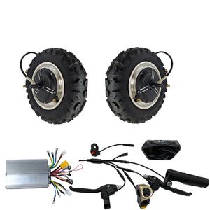 11 pulgadas doble Drive30-65KM 48V500W800W1000W controlador de Motor de cubo Bicicleta eléctrica ATV UTV Scooter rueda Motor sin escobillas Bicicleta