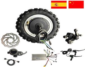 11 inch Elektrische Scooter 48V1000W1500W wiel hoge snelheid BLDC motor 60kmh UTV Motorfiets Motor kit Offroad Tire4548124