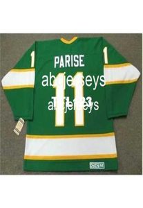 11 JP Parise Minnesota North Stars 1967 CCM Vintage Hockey Jersey of Custom enige naam of nummer retro jersey6949428