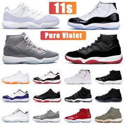 11 heren basketbalschoenen 11s Cool Grey Concord Bred Space Gamma Blue Win University Dark UNC heren damessneakers