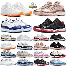 11 OG basketbalschoenen 11s Cherry Cool Grey jumpmans Heren Dames Trainers Bred Gamma Blue UNC Pure Violet Low 25th Anniversary Concord Space Midnight Navy