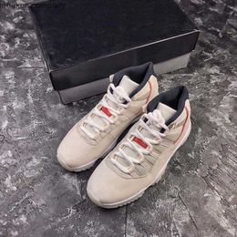 11 Platinum tint mannen basketbalschoenen zeil-universiteit rood 378037-016 nieuwe release sport sneakers met