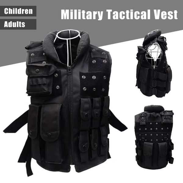 11 poches gilettes tactiques hommes de chasse gilet gilet extérieur formation militaire cs gilet de sécurité modulaire swat swat