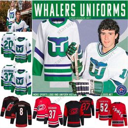 11 Staal White Hartford Whalers Jersey Hurricanes Sebastian 20 Aho Carolina Andrei Svechnikov Brent Burns Andersen Martin Necas Jaccob Slavin Brady Skjei Staal