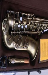 11 Saxophone Super Action R54 en cuivre antique Alto pleine fleur Eb Tune modèle E saxophone plat avec étui à anches embout professionnel 4061818