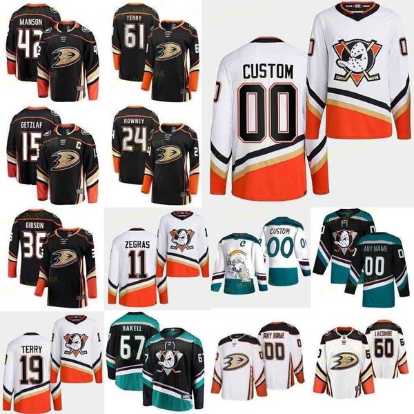 11 Trevor Zegras Ducks 2022-23 Maillot rétro inversé 3 John Klingberg Troy Terry Adam Henrique Cam Fowler Ryan Getzlaf Kevin Shattenkirk Ryan