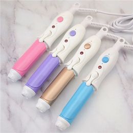 110-240V Voyage portable Mini Couc-Hair Curler Curling Iron Fast Small Small Tourmaline Ceramic Wavy Tong Styling Outil 240423