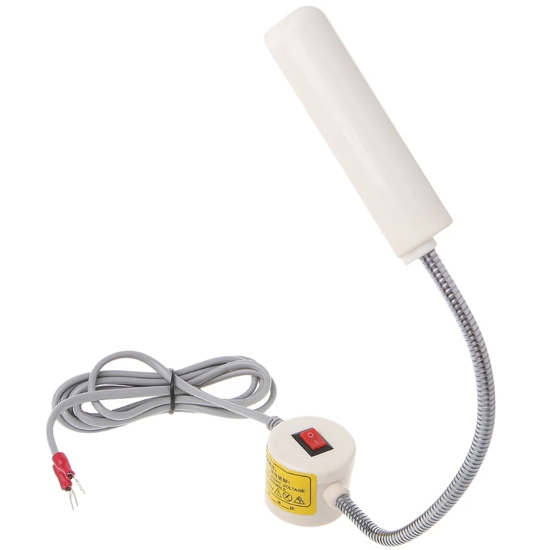Lámpara de cuello de cisne de trabajo con luz LED para máquina de coser de 110-250V 30 con Base magnética Dls Homeful