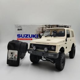 110 WPL C74 Jimny Warrior JA11 4WD 24G RC Crawler Car Simulation Control Contrôle sur route pour les garçons d'anniversaire de Noël 240428