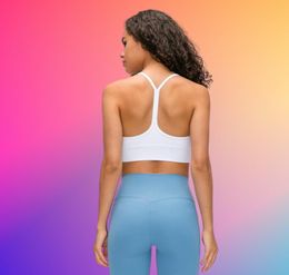 110 yshaped Back Yoga Vest met Chest Pad Fitness Outfit voelt Butterysoft Sports beha verwijderbare bekers ondergoed vaste kleur Sex3032706