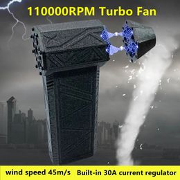 110000rpm ventilateur turbo silencieux à jetant haut puissance à avion à avion à jetant rapide Speedy Motor Air avec indicateur bleu foncé souffleur de poussière de lumière 240415
