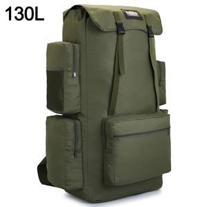 110L 130L Mannen Wandelen Bag Camping Rugzak Groot Army Outdoor Climbing Trekking Travel Rugzak Tactische Tassen Bagage Zak XA860WA 211224