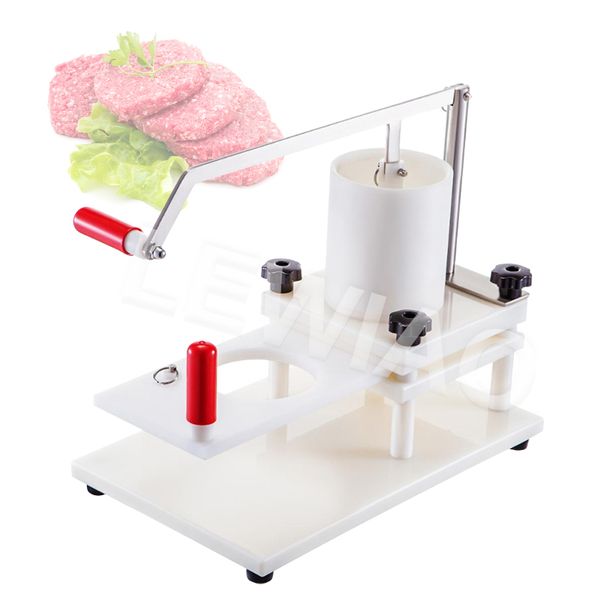 Prensa de hamburguesas redonda Manual de 110mm y 130mm, herramientas de cocina, máquina para hacer hamburguesas y pasteles de carne