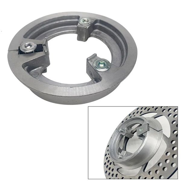 Freno de disco de freno de tambor trasero de motocicleta de 110 mm Anillo de apriete de conversión de orificio de 70 mm para scooter eléctrico de 220 mm Ebike ciclomotor 240318