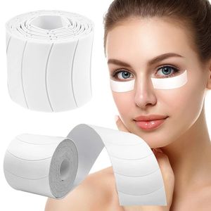 110 uds/rollo de cintas para los ojos, almohadillas de Gel de espuma PE, maquillaje debajo de los ojos, parches para pestañas, cinta adhesiva, almohadillas para los ojos, suministros de extensión de pestañas