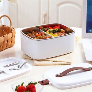 110 V/220 V/12 V elektrische lunchbox autokoker 304 roestvrij staal voedselverwarmer verwarming watervrij Bento Box 70 thermische box 1,8 l 231221