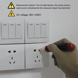 110V 220V AC Voltmeter Spanningssonde Voltmeter Power Detector Stroomtester Pen Pen Non-Contact Socket Wall Electric Indicator