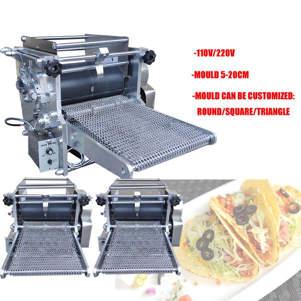 110V 220V Automatische Roti Maker Mais-Tortilla-Herstellungsmaschine Mais-Chapati-Presswalzen-Tortilla-Maschine Mais-Taco-Maker-Maschine zum Verkauf