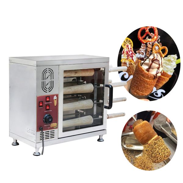 110V 220V machines à pain électrique table pain fabricant de pain à température contrôlée hongrois cheminée rouleau four à pain à vendre